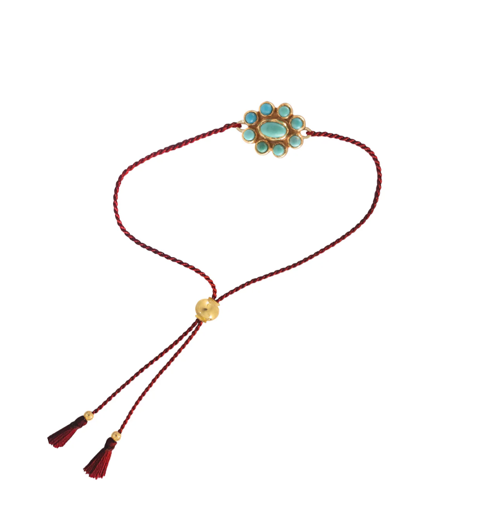 Bracelet 9 Planètes Turquoise - Dorothée Sausset