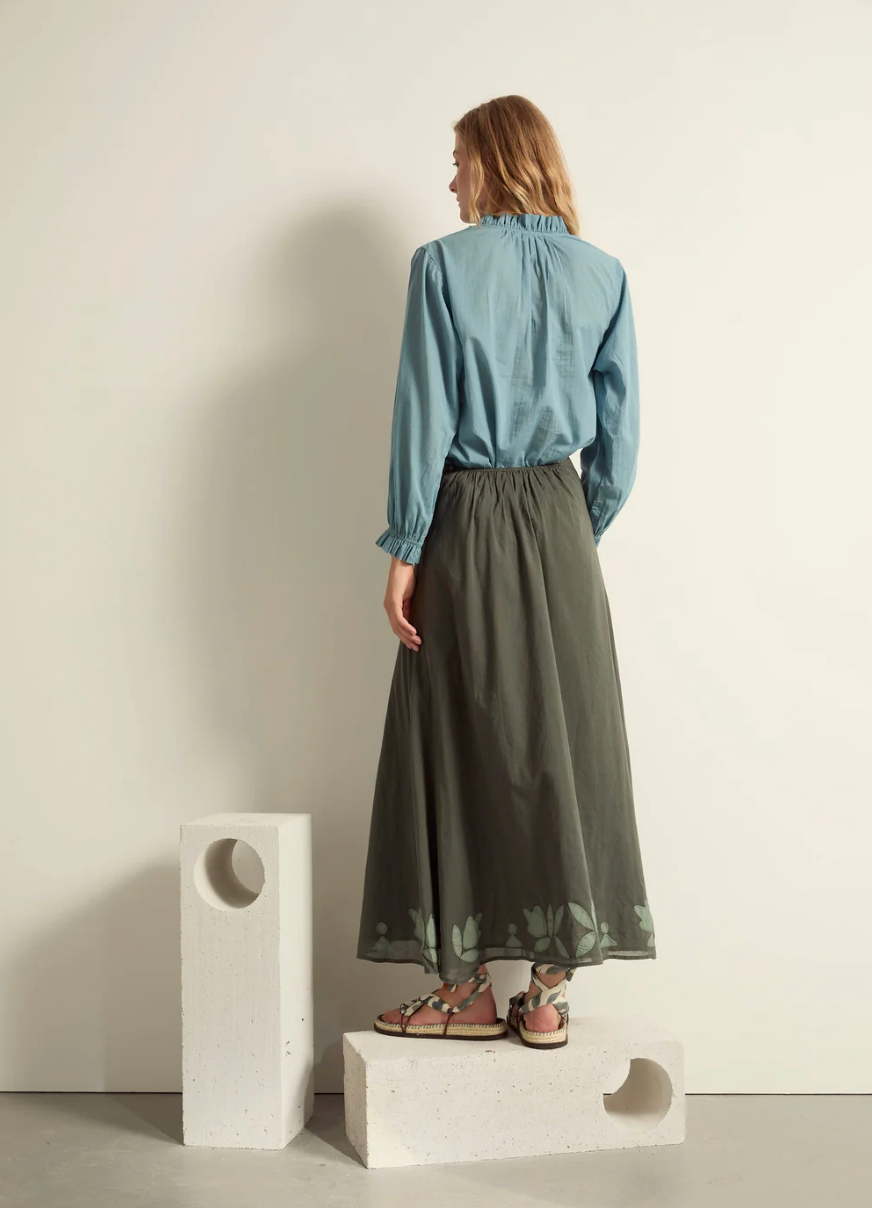 Blouse Sapho Mineral Blue - Mare di Latte