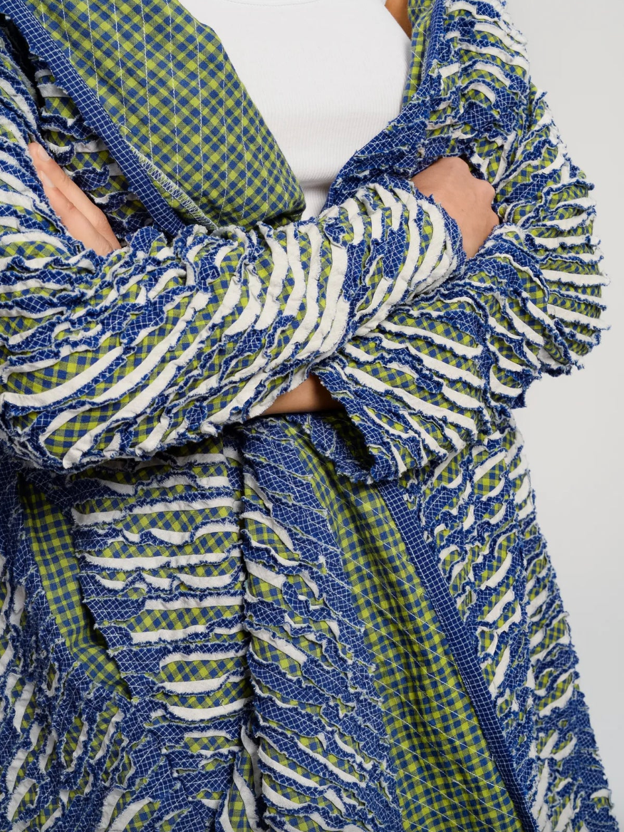Veste Longue Bleue Pushkar - V de Vinster