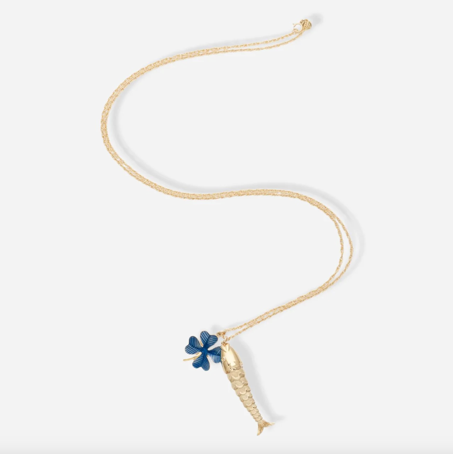 Sautoir Nemo Émaillé Bleu - Alexandra Margnat