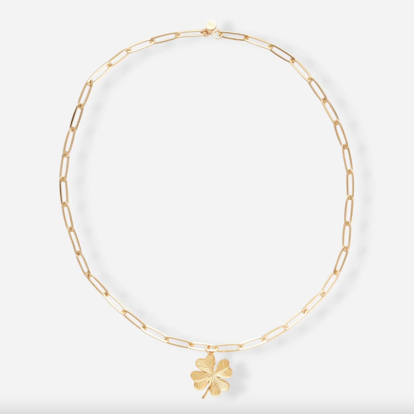 Collier Shamrock Doré - Alexandra Margnat