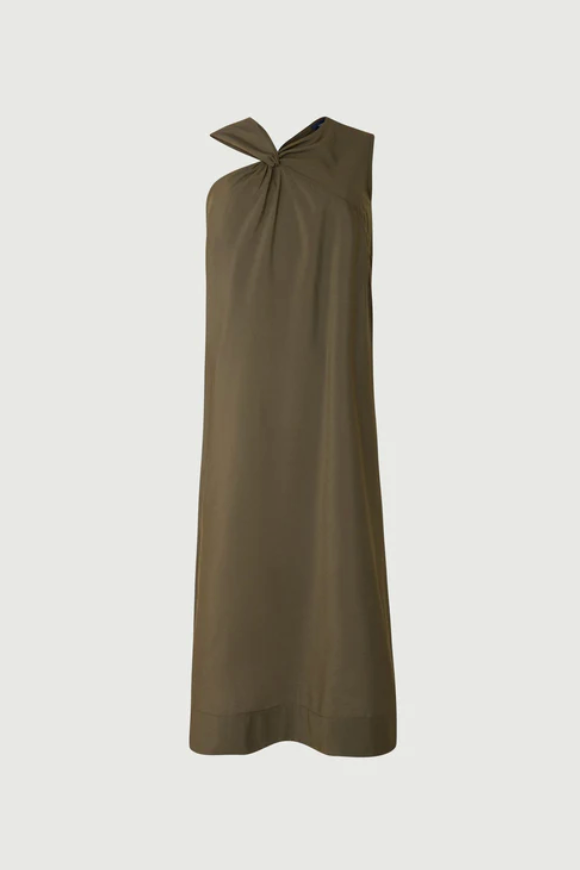 Robe Emna Asymétrique Kaki - Soeur