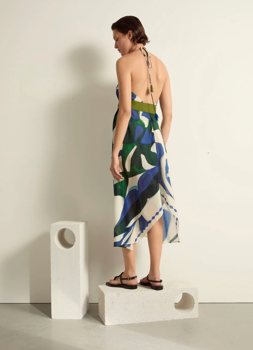 Robe Ivina Cactus Lapis Blue - Mare di Latte
