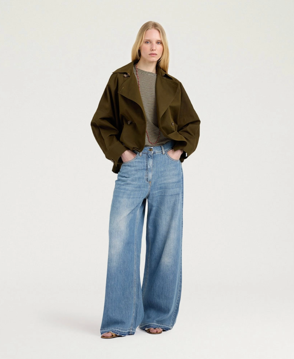 Pantalon Aoki Denim Stone Washed - Momoni