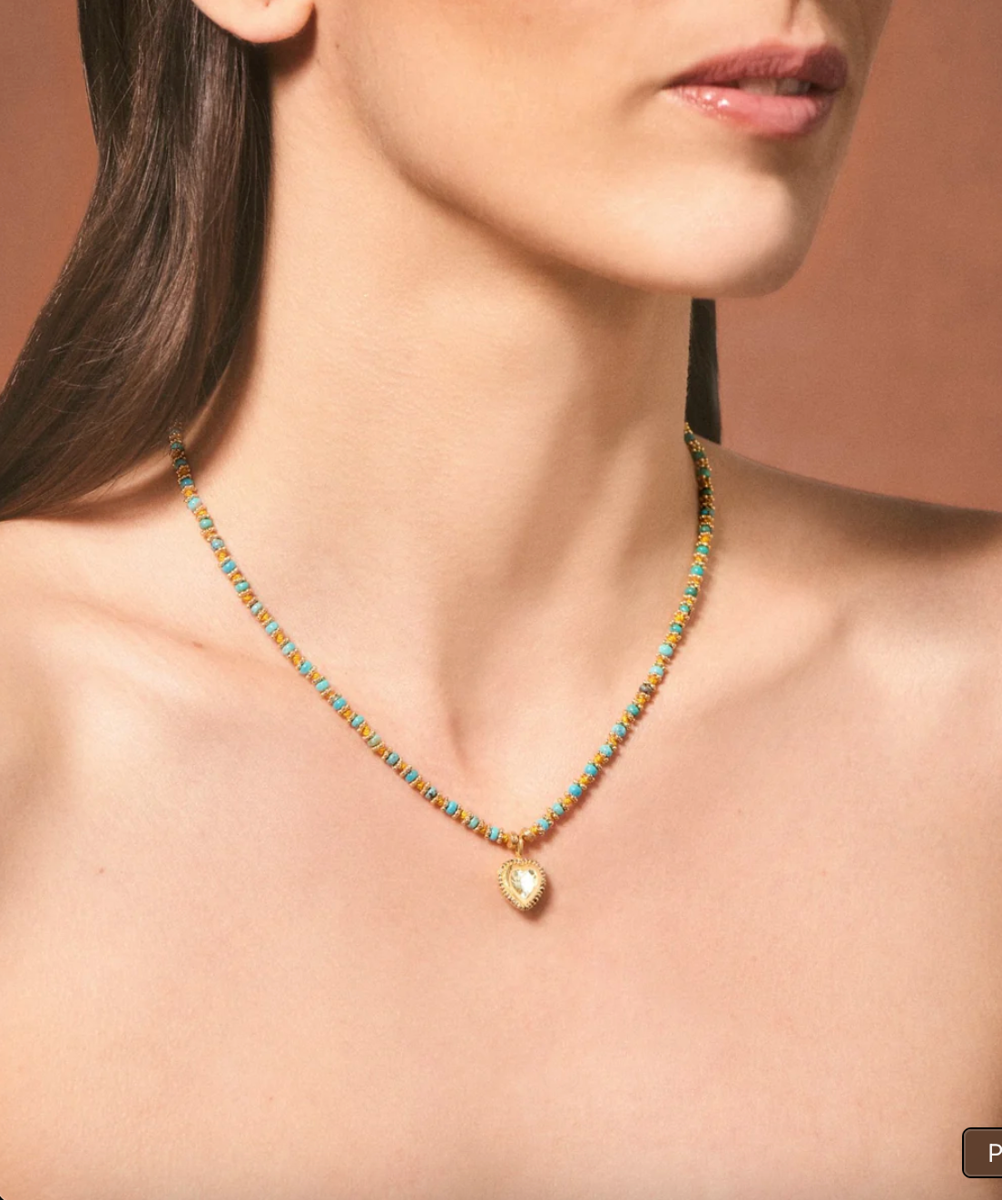 Collier Gini K Turquoises - Tityaravy