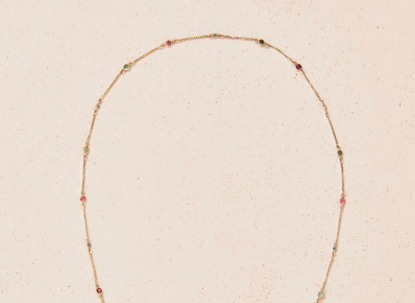 Collier Salee Diopside Rubis Rose - Tityaravy