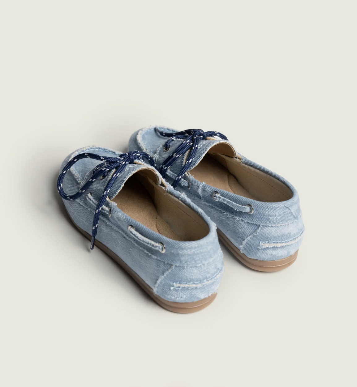 Boat Loafer Brushed Denim Light Blue - Posa