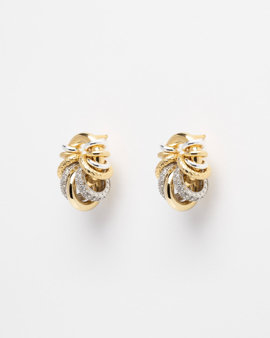 Boucles d'Oreilles Donut Baby Shiny - Sigal