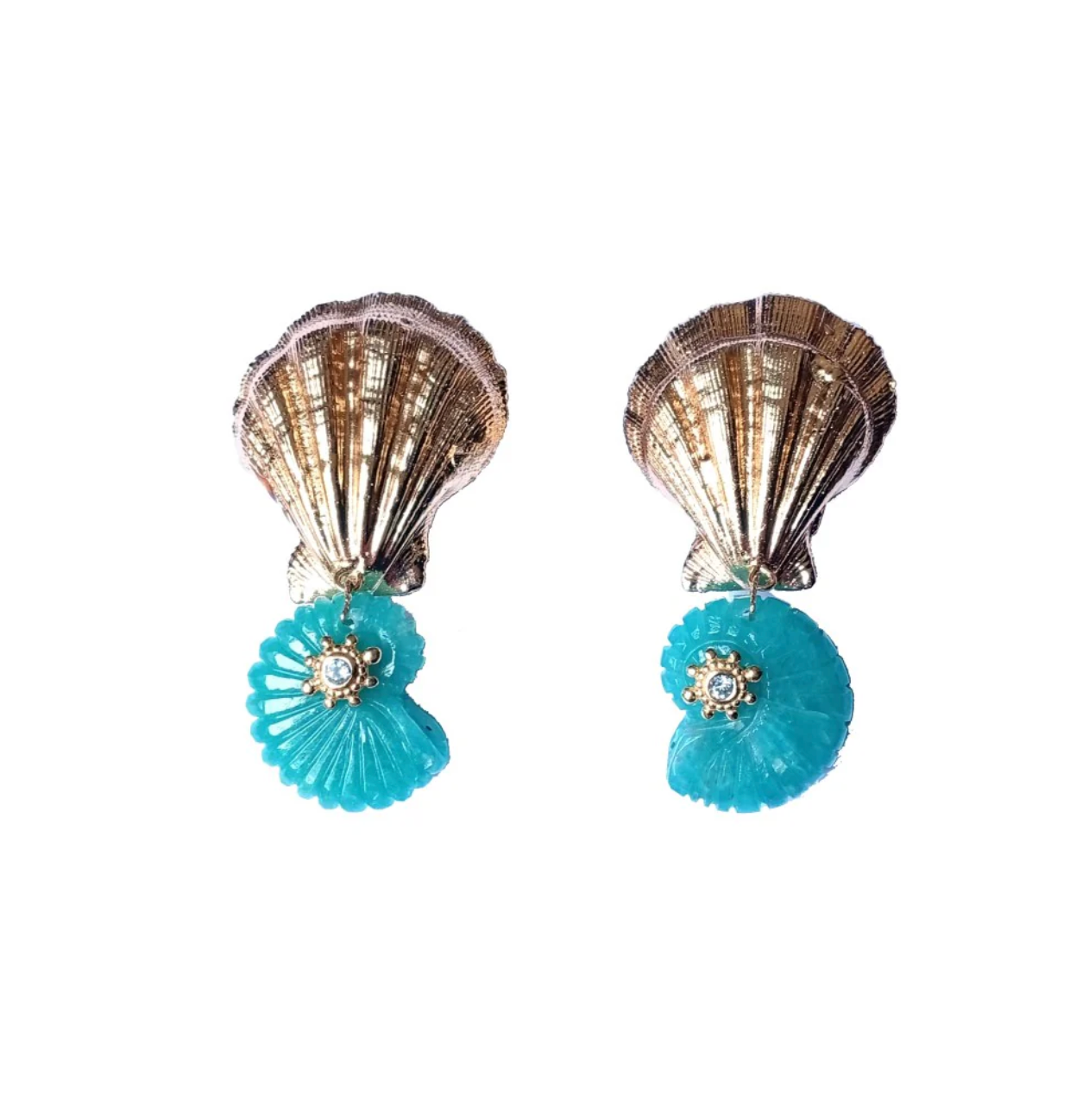 Boucles d'Oreilles Clip Nautilus - Room Service