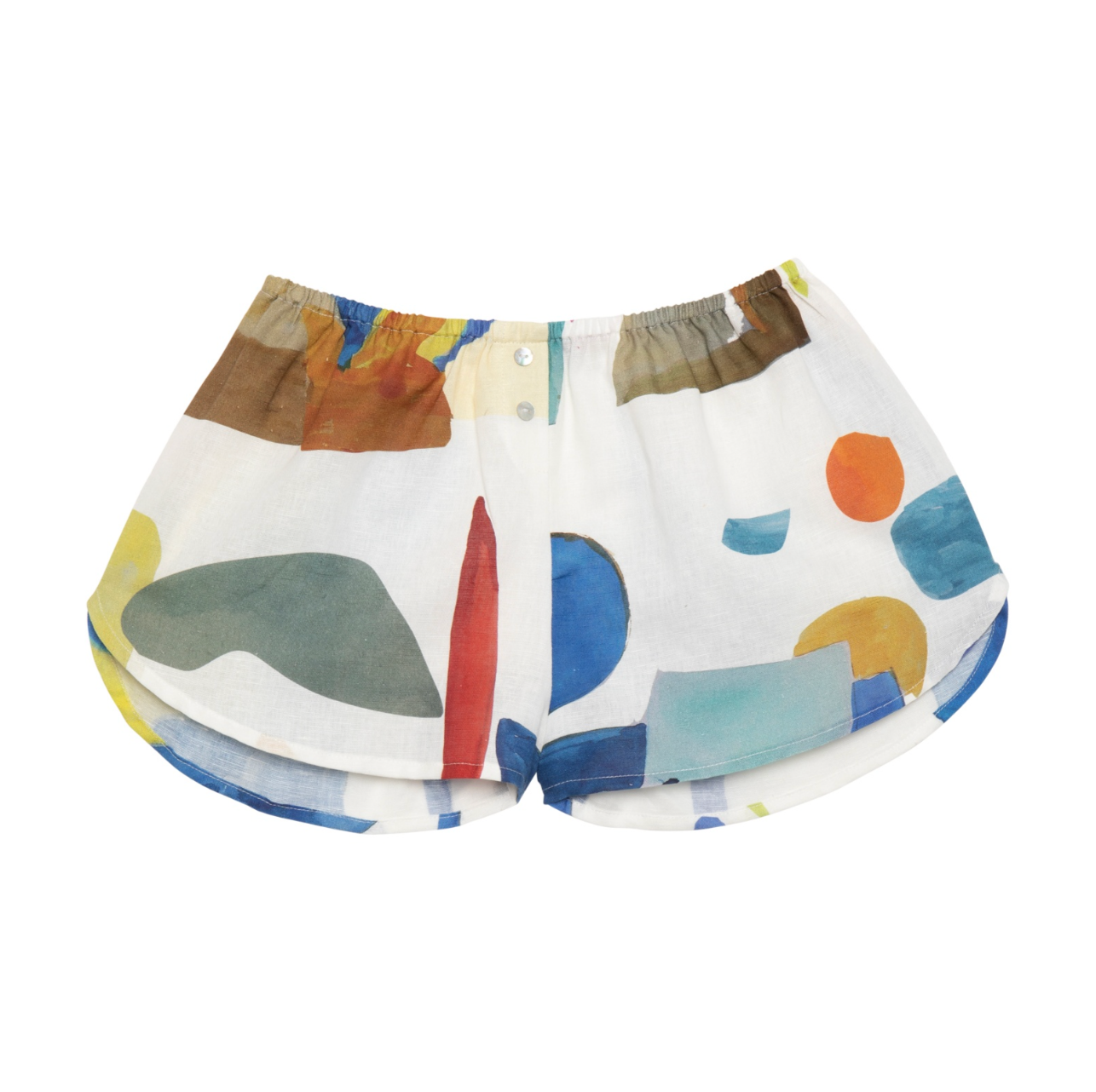 Short en Lin Multicolore - G. Kero