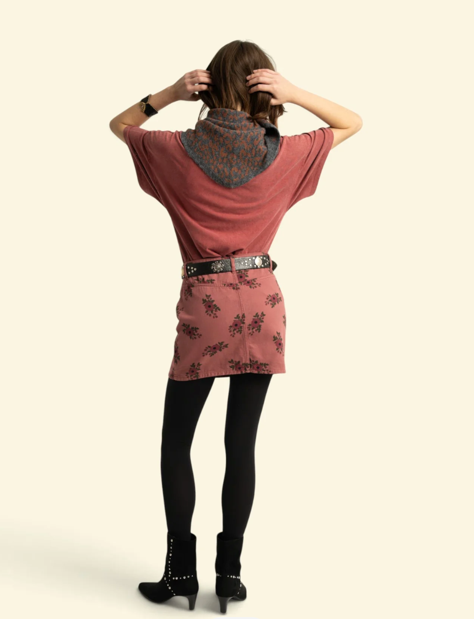 T-Shirt Short Sleeves Bordeaux Lover - Sisters Department