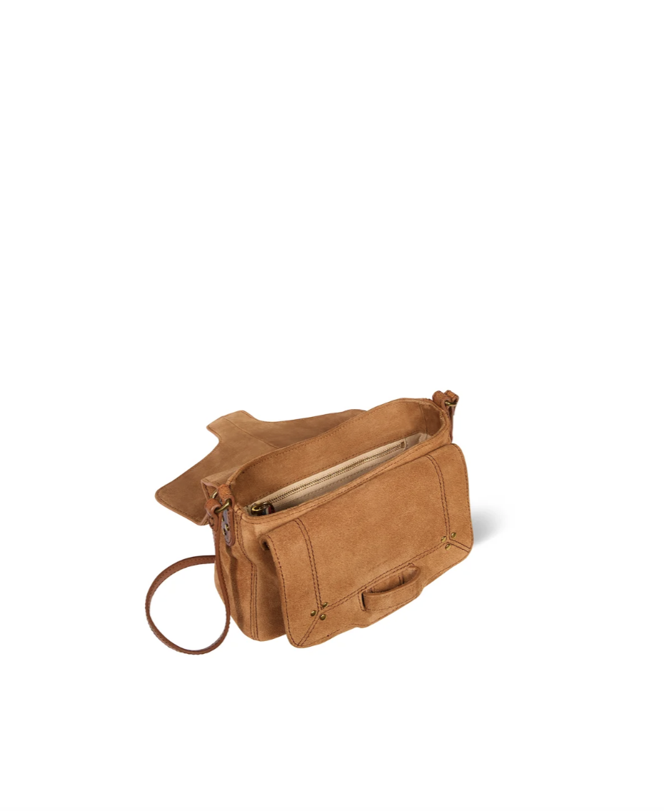 Sac Harry S Croûte Velours Caramel - Jérôme Dreyfuss