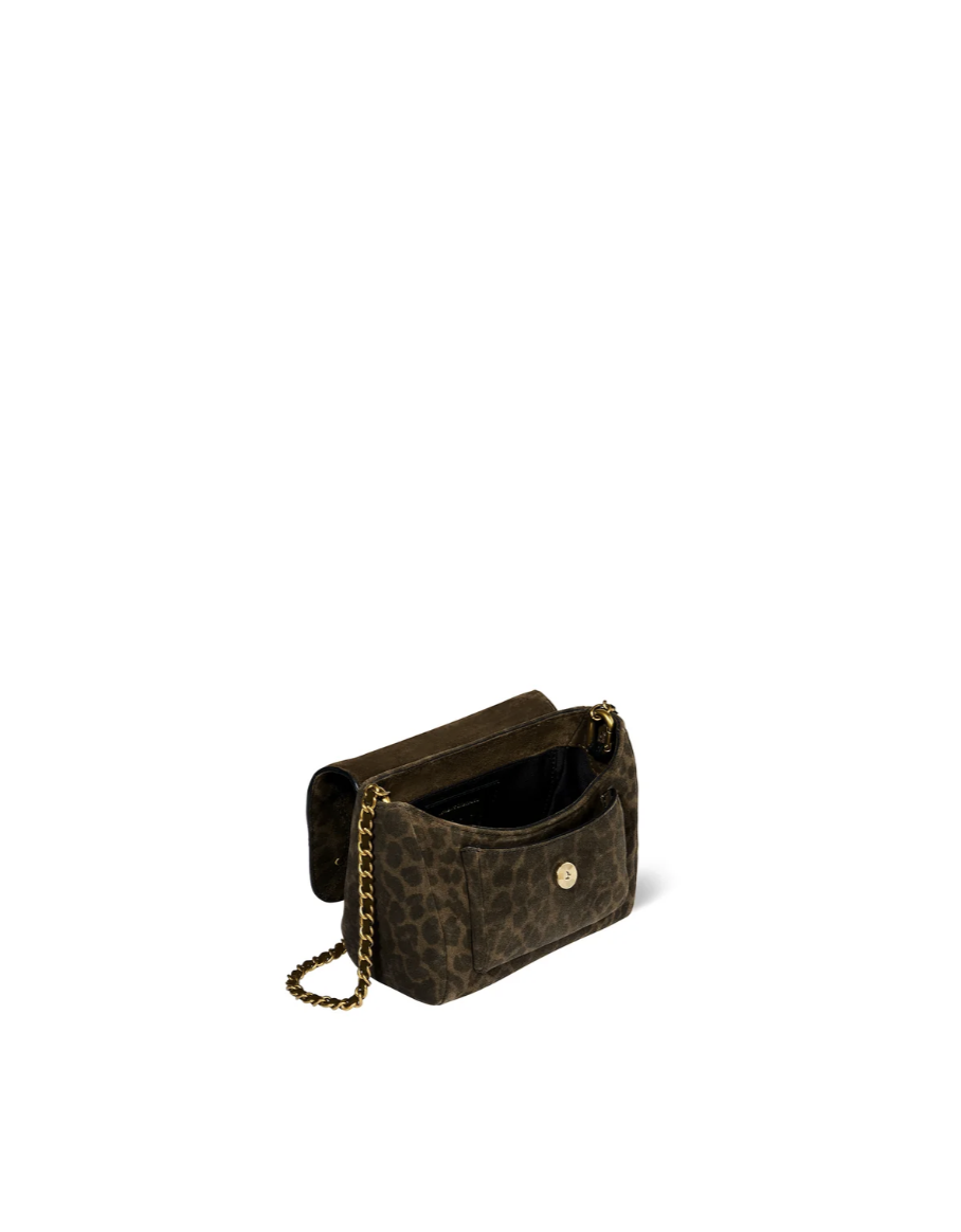Sac Lulu S Léopard Kaki - Jérôme Dreyfuss