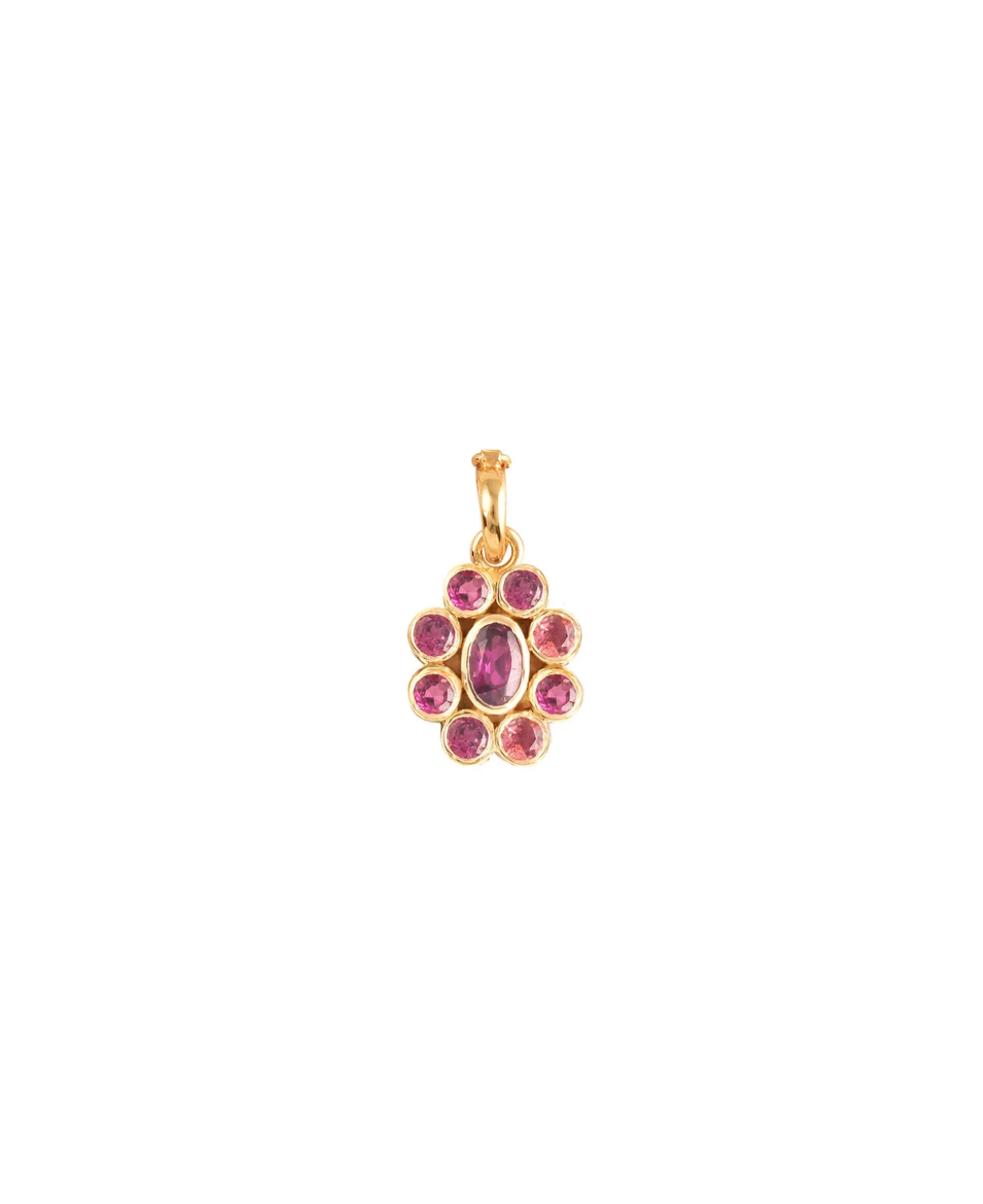 Charm 9 Planètes Grenat Rhodolite - Dorothée Sausset