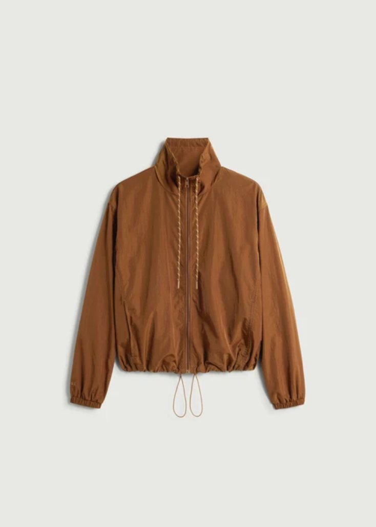 Blouson Jura Zippé Toile Caramel - Soeur