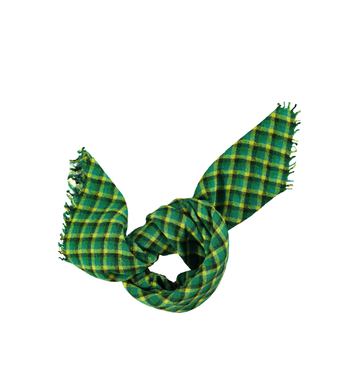 Scarf Green Checkered - Sisters Department