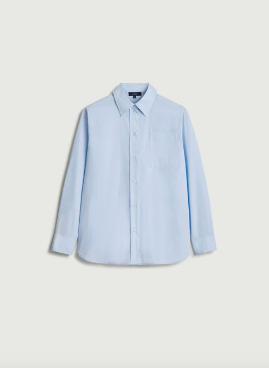 Chemise Popeline Saphir Bleu Ciel - Soeur