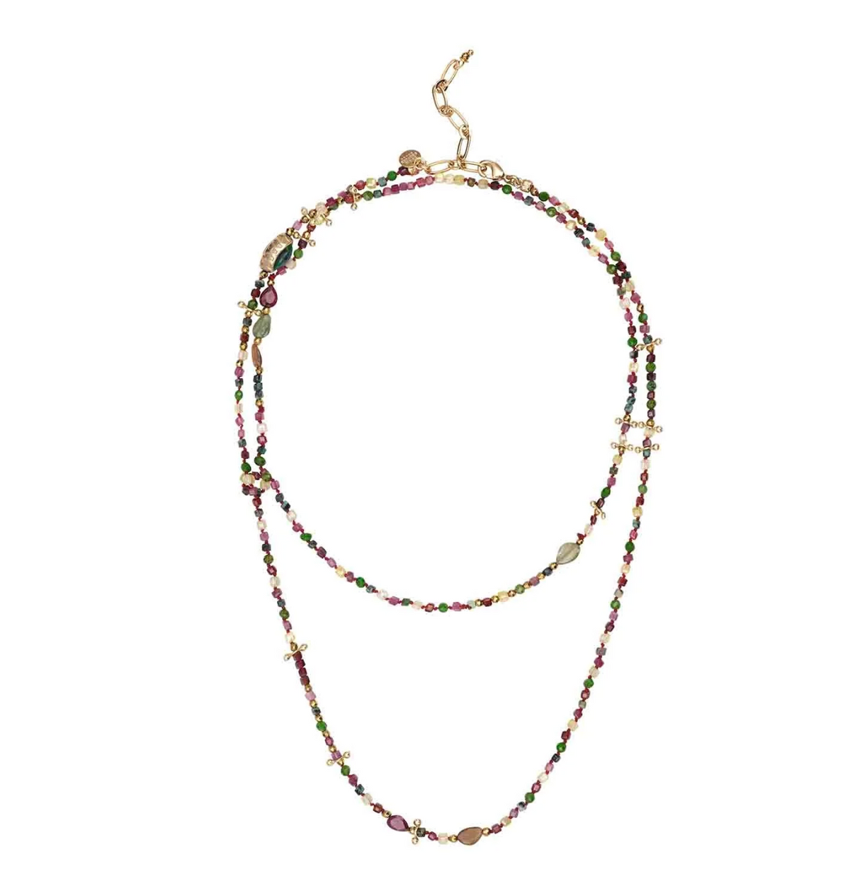 Bracelet Adoum Eye Multitours Opales/Rubis/Diopside - Room Service