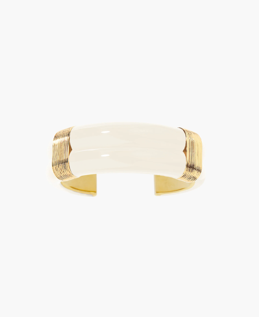 Bracelet Katt Ivoire Grand Modèle - Aurélie Bidermann