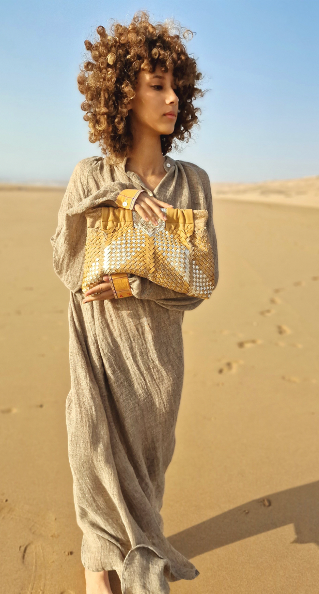 Robe Linen Sable - Claramonte