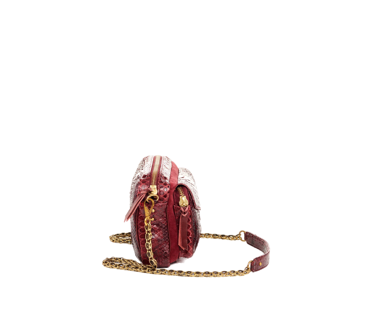 Bag Lily Python Mocha - Claris Virot