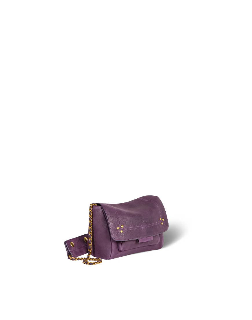 Sac Lulu S Chèvre Noircie Violet - Jerome Dreyfuss