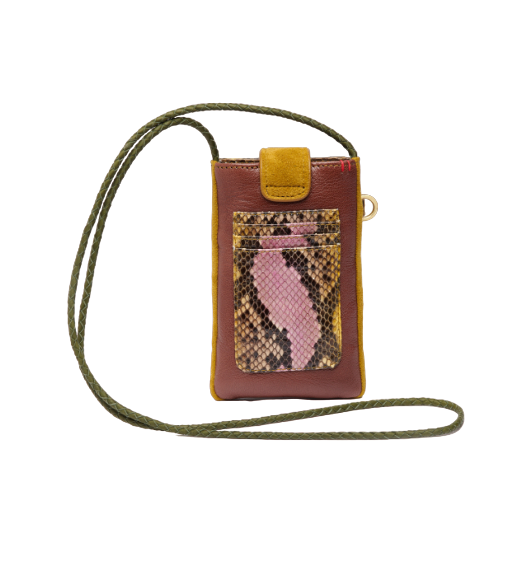 Etui à Téléphone Python Peint Main Double Marcus Roche - Claris Virot