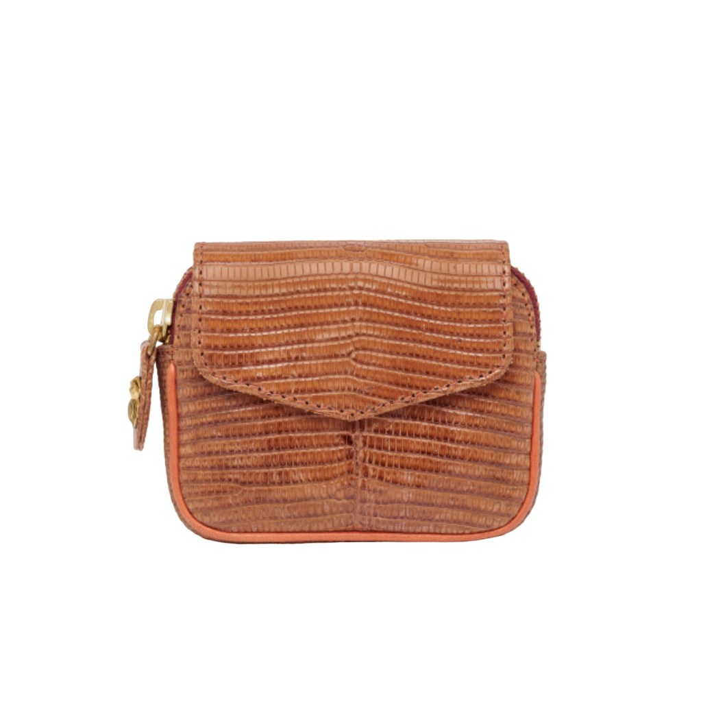 Porte-Monnaie Lezard Karl Ecorce - Claris Virot