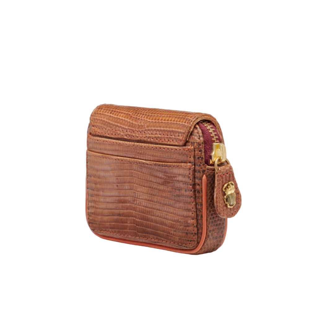 Porte-Monnaie Lezard Karl Ecorce - Claris Virot