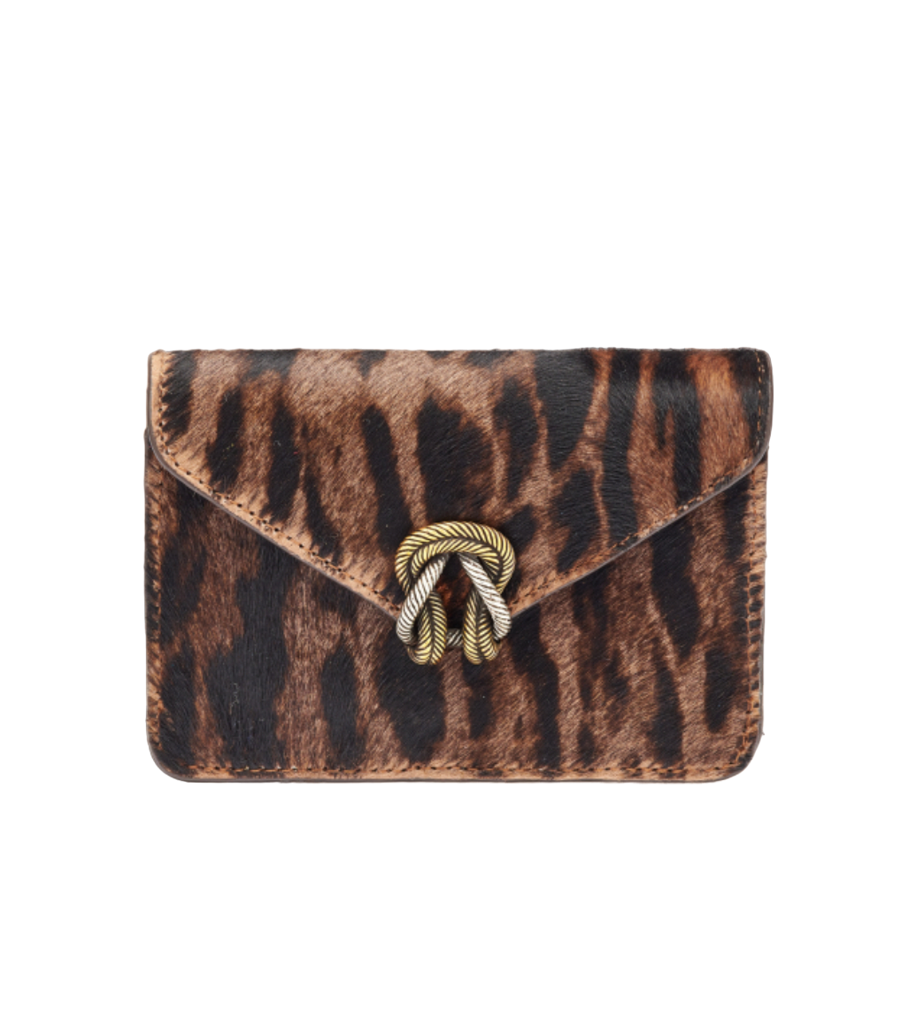 Porte Cartes Cuir Alex Ocelot - Claris Virot