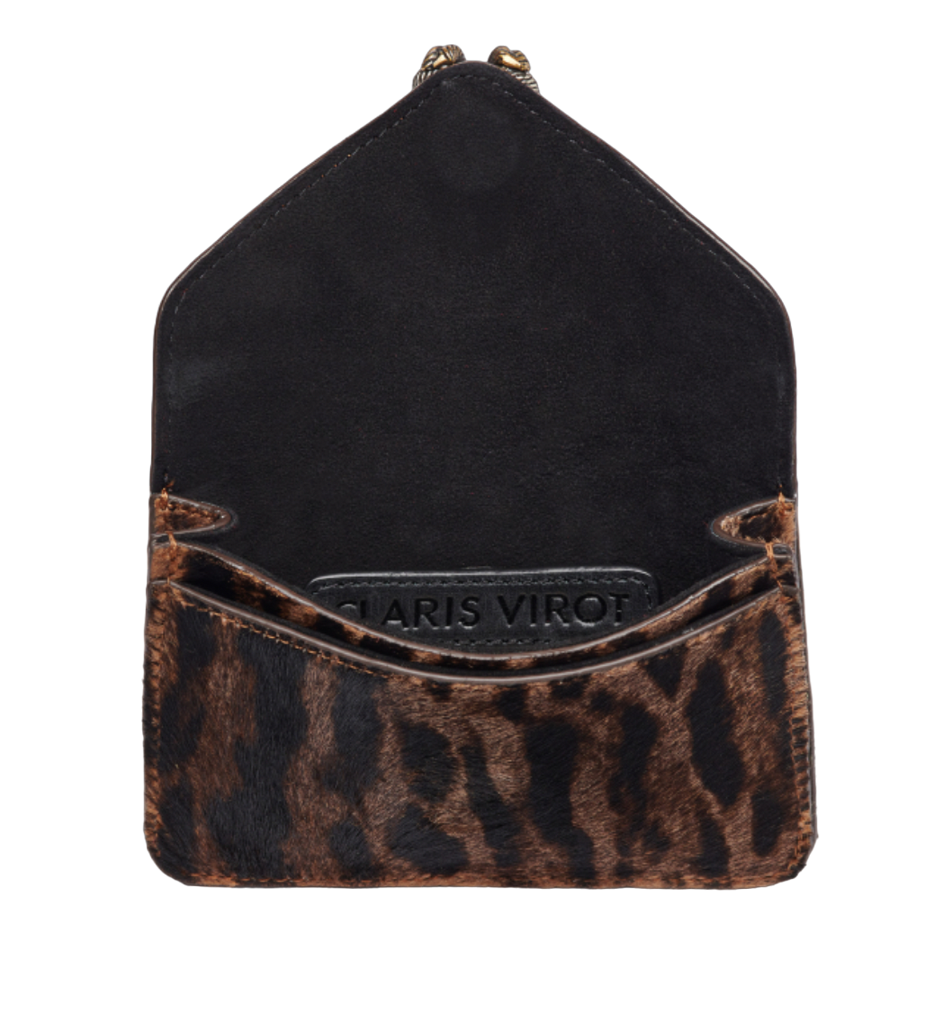 Porte Cartes Cuir Alex Ocelot - Claris Virot