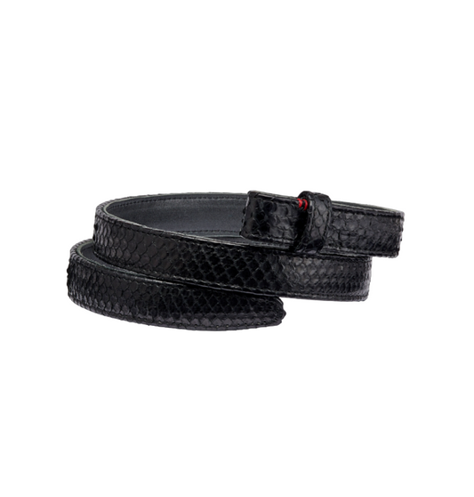 Baby Ceinture Python Noire - Claris Virot