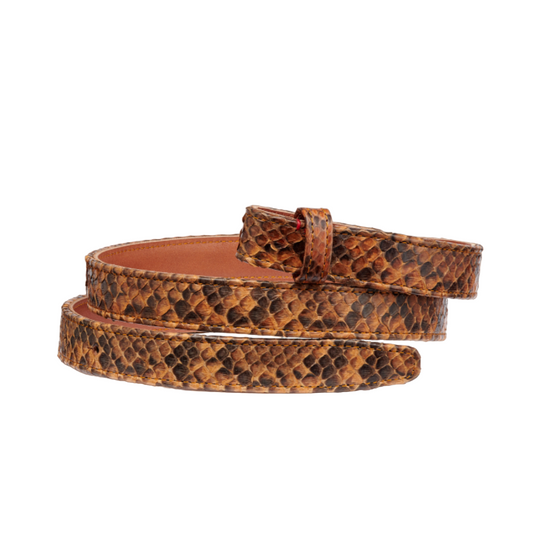 Baby Ceinture Python Moka - Claris Virot