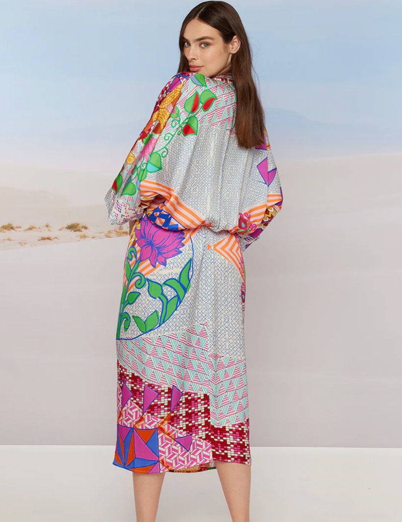 robe longue imprimé