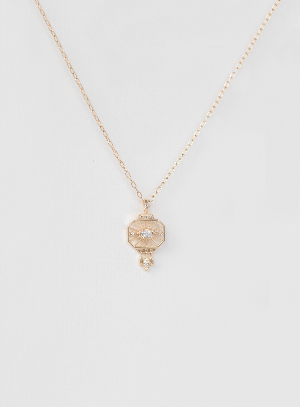 Collier Diamond Sun Eye - Céline Daoust