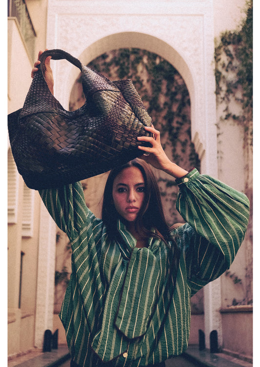 Chemise Delice Lavalière Green - Claramonte