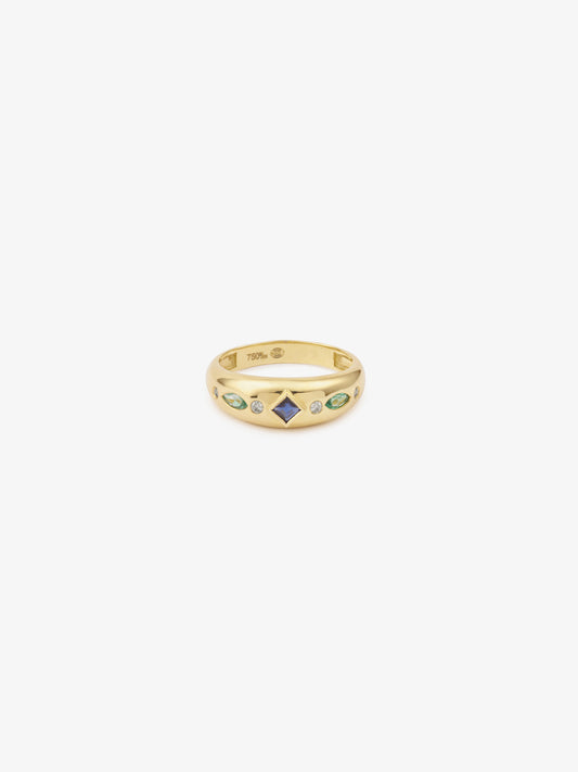 Bague Ginger 7 Bleue - Sophie d’Agon