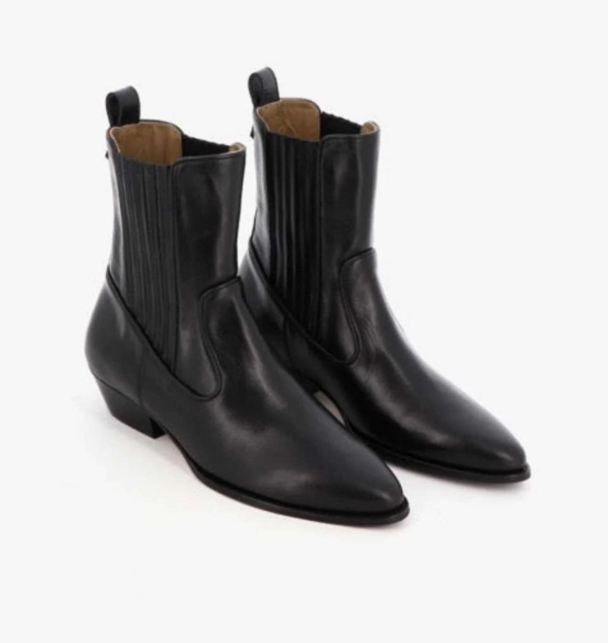 Santiags Abbey noires - Socque