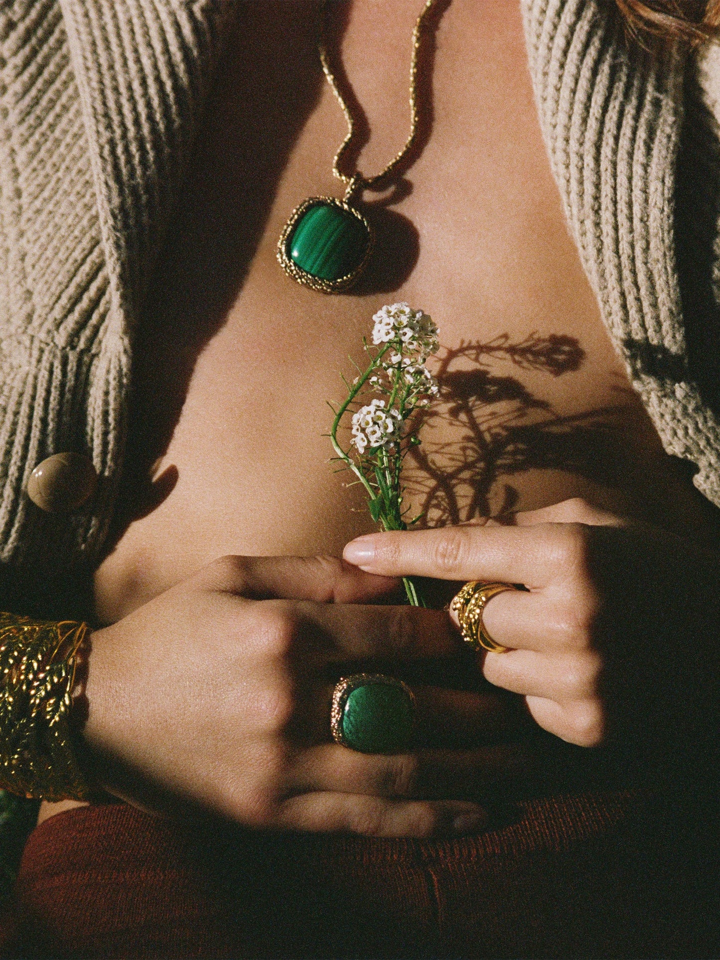 Sautoir Miki Malachite - Aurélie Bidermann