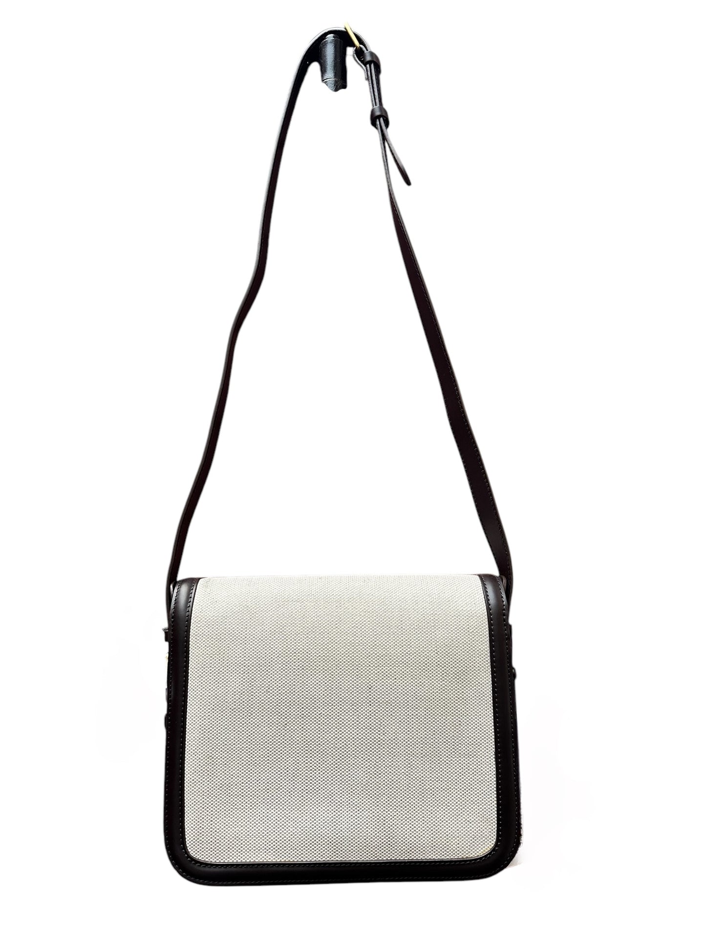 Sac Bellissima Maxi Cuir et Toile Chocolat - Soeur