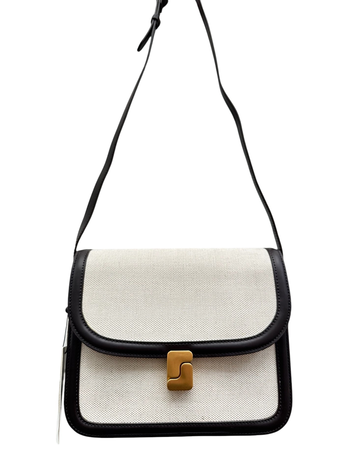 Sac Bellissima Maxi Cuir et Toile Chocolat - Soeur