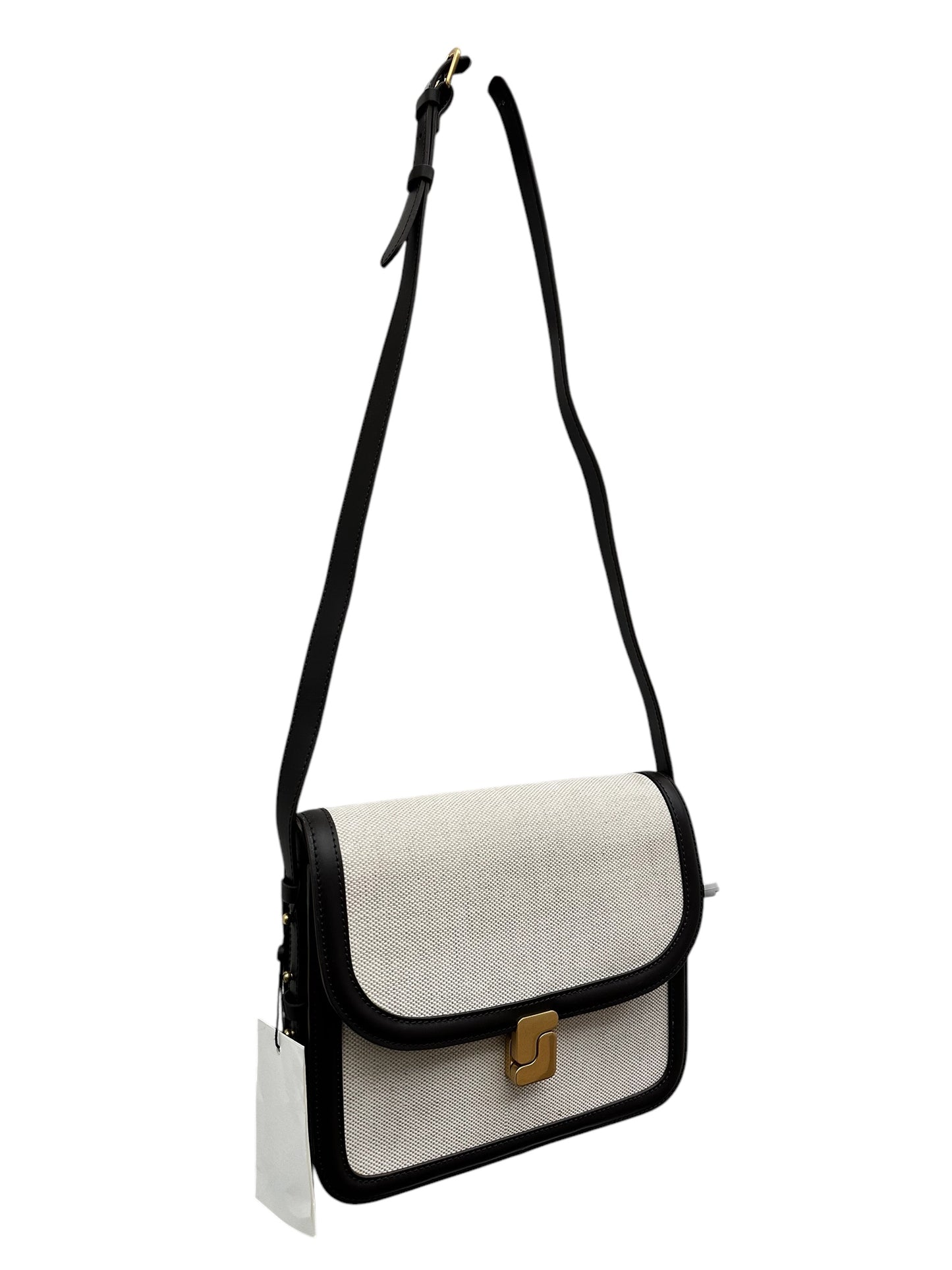 Sac Bellissima Maxi Cuir et Toile Chocolat - Soeur