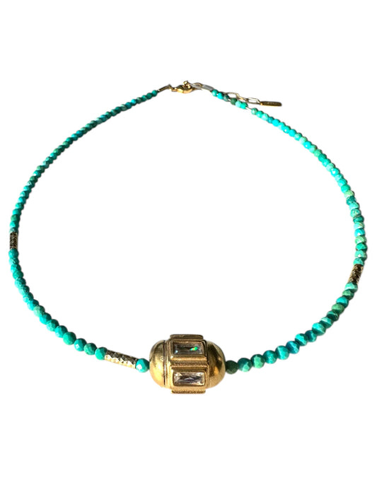 Choker Taly Turquoise - Hanka ïn
