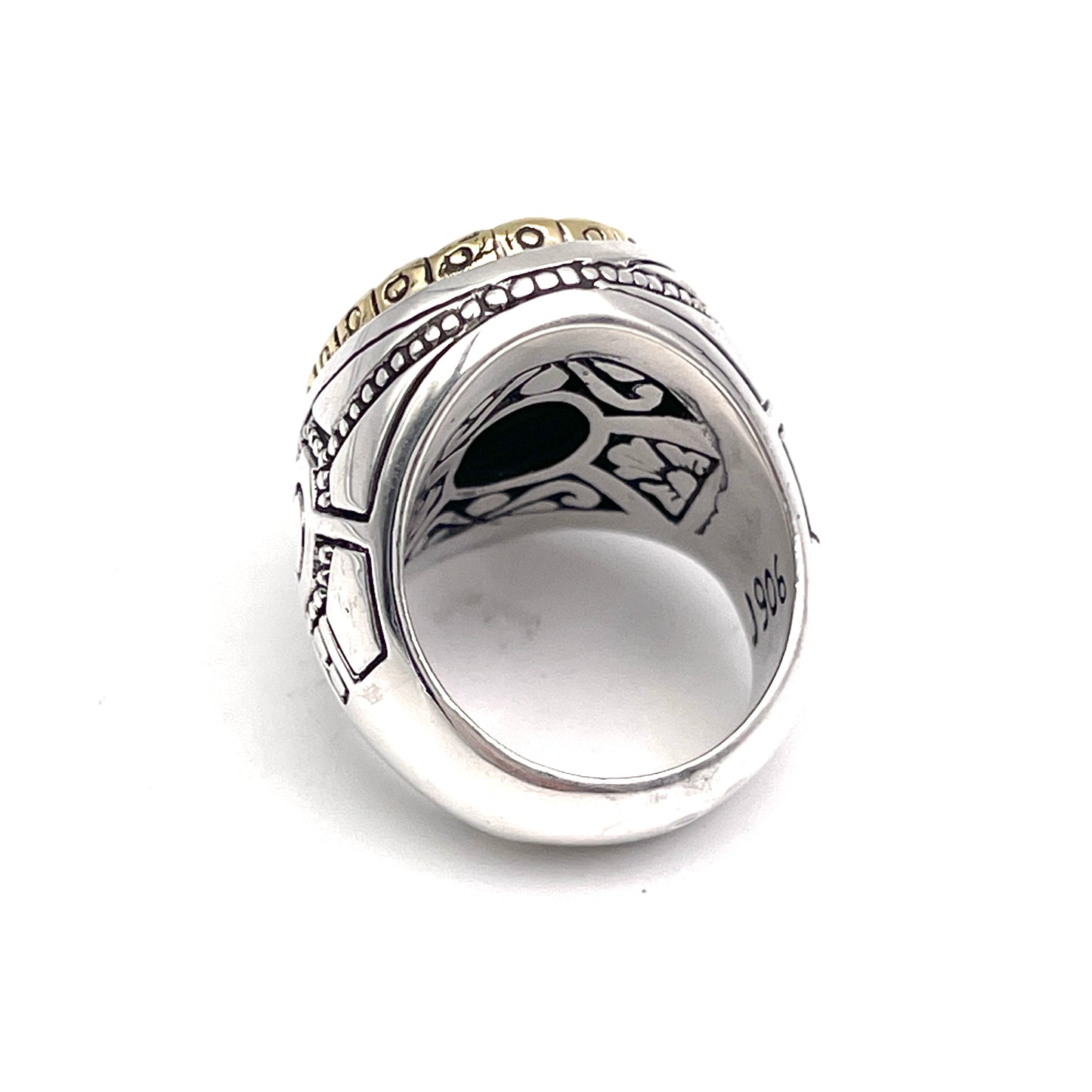 Bague Argent et Jaspe Bourdon - Jalan Jalan