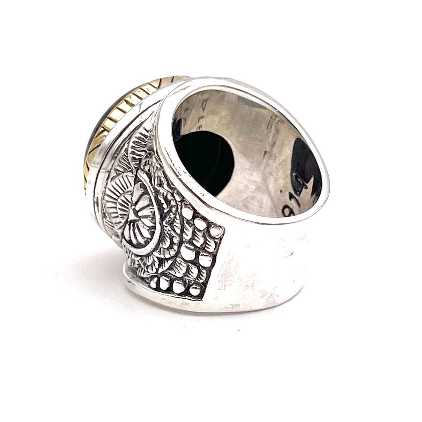 Bague Argent et Piétersite - Jalan Jalan