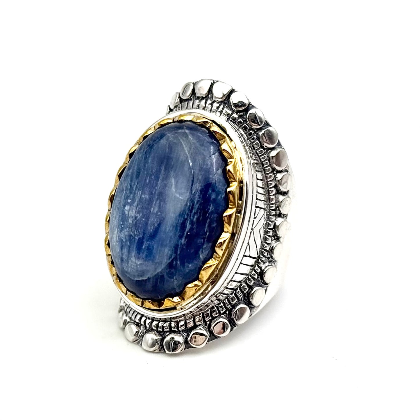 Bague Argent et Cyanite - Jalan Jalan