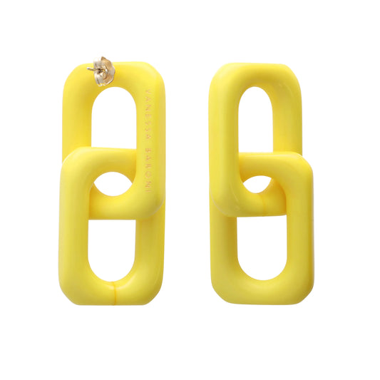 Paire de boucles d'oreilles jaunes - Vanessa Baroni