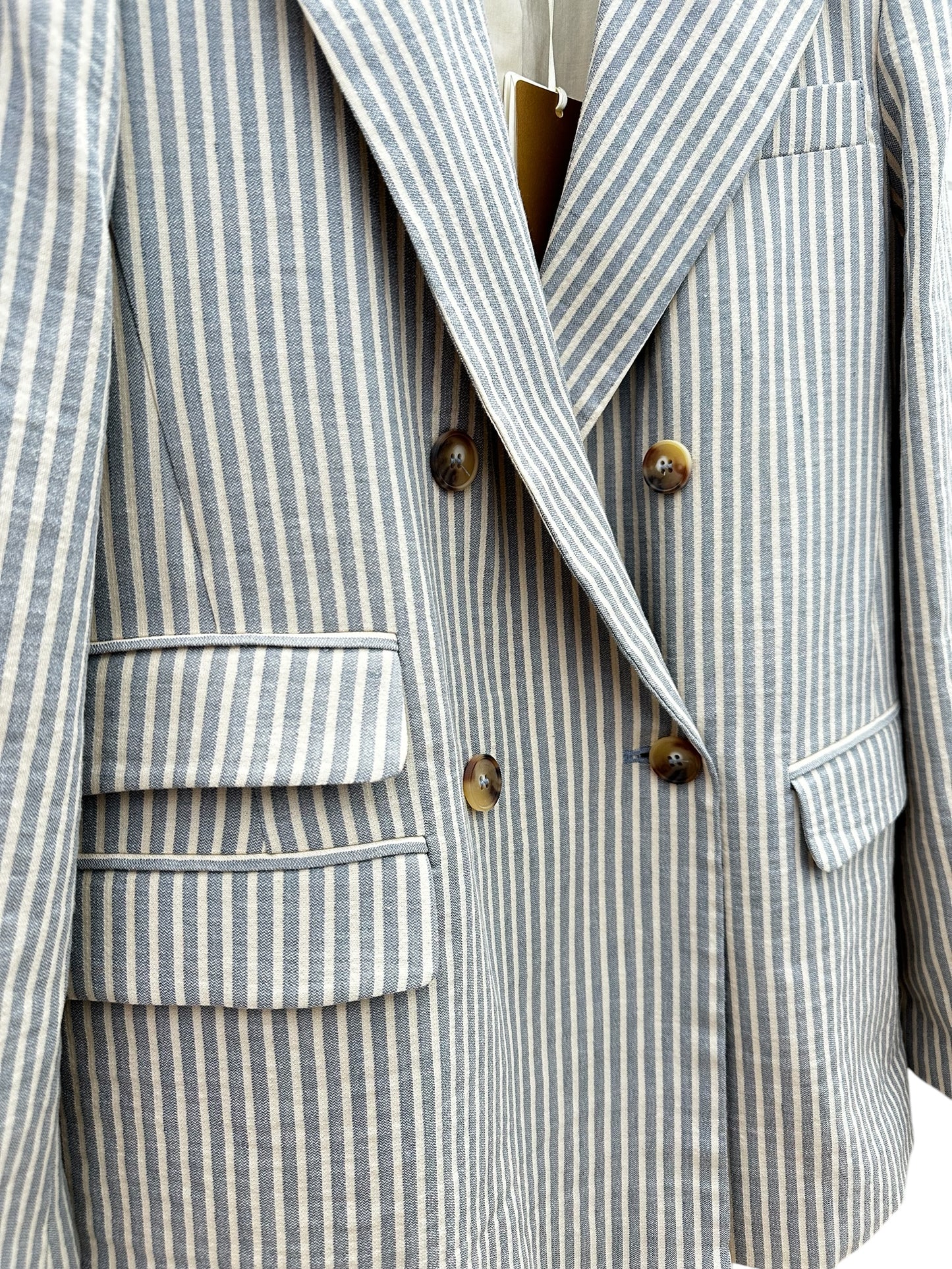 Veste Odo Ciel/Crème - Momoni