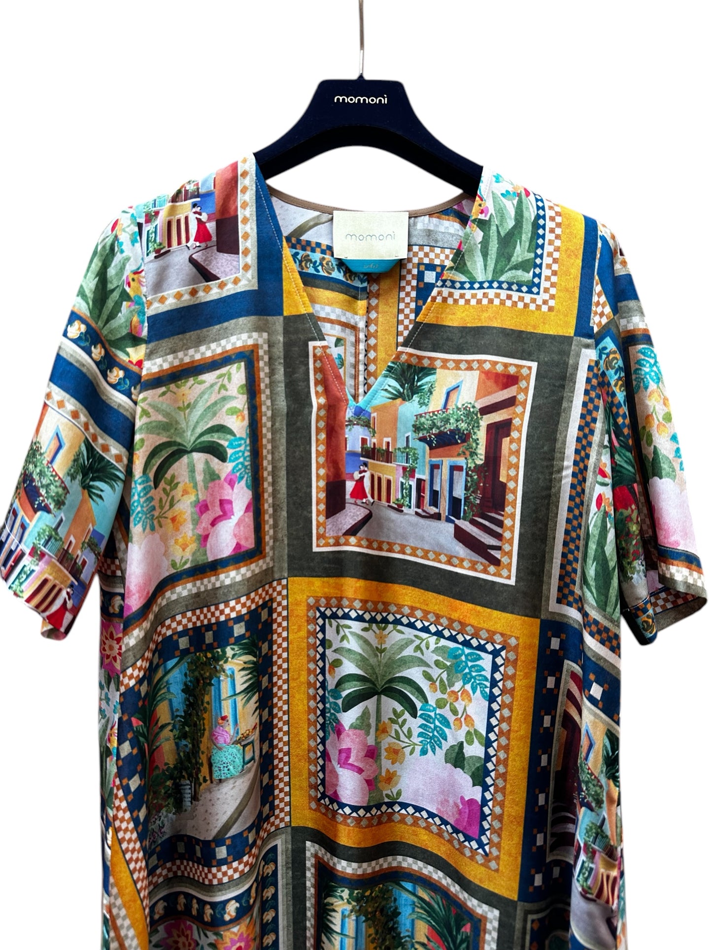 Robe Carnaval Multicolor Verde - Momoni