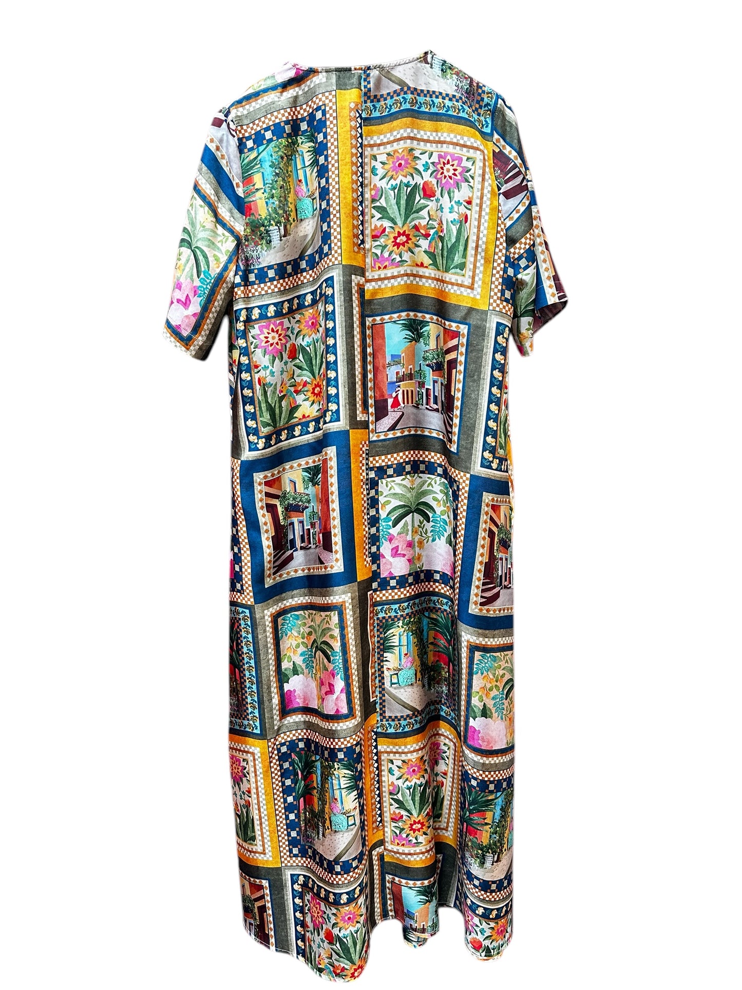 Robe Carnaval Multicolor Verde - Momoni